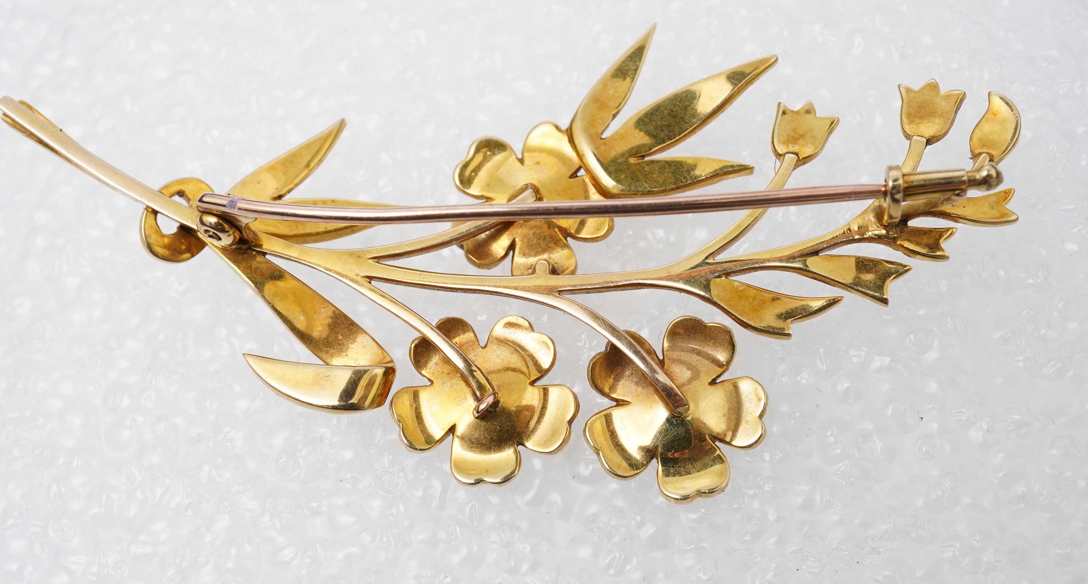 An Edwardian seed pearl brooch, early 20th century